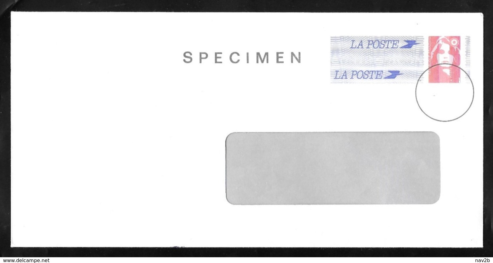 Entier Enveloppe Briat . Spécimen . Petite Fenêtre . - Enveloppes Types Et TSC (avant 1995)