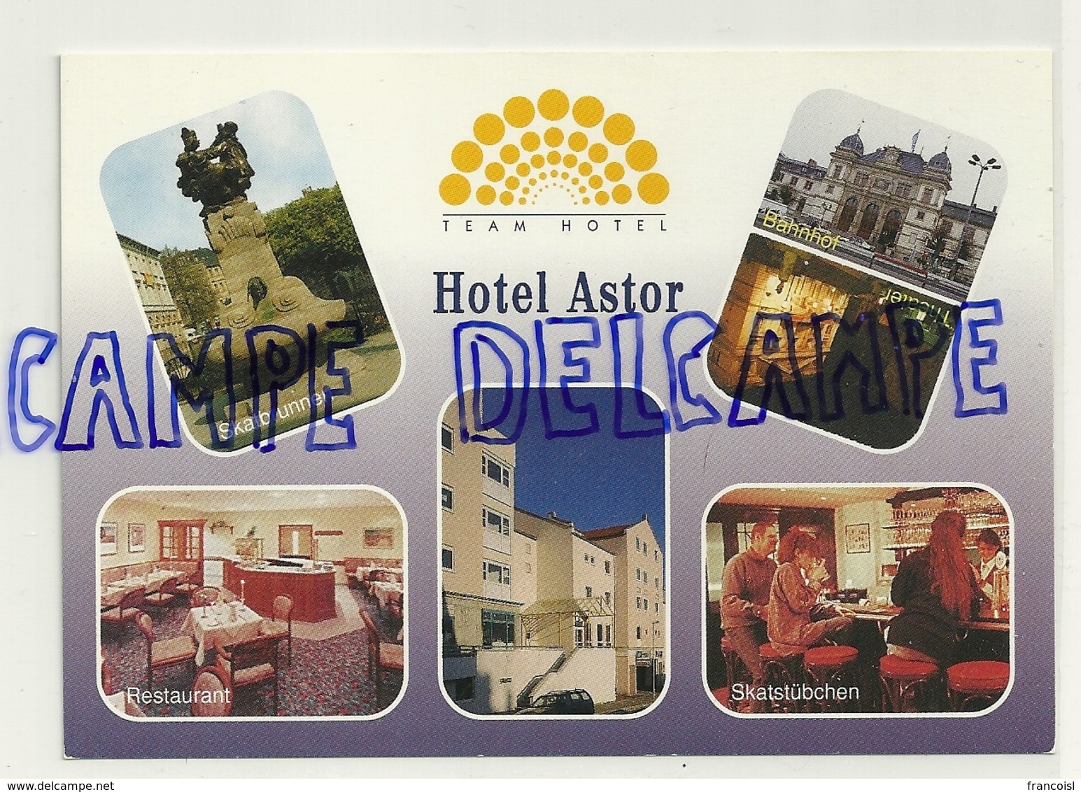 Altenburg. Hôtel Astor. Fotos: Hotel Astor 1996. Carte Mosaïque (multivues) - Hotels & Restaurants