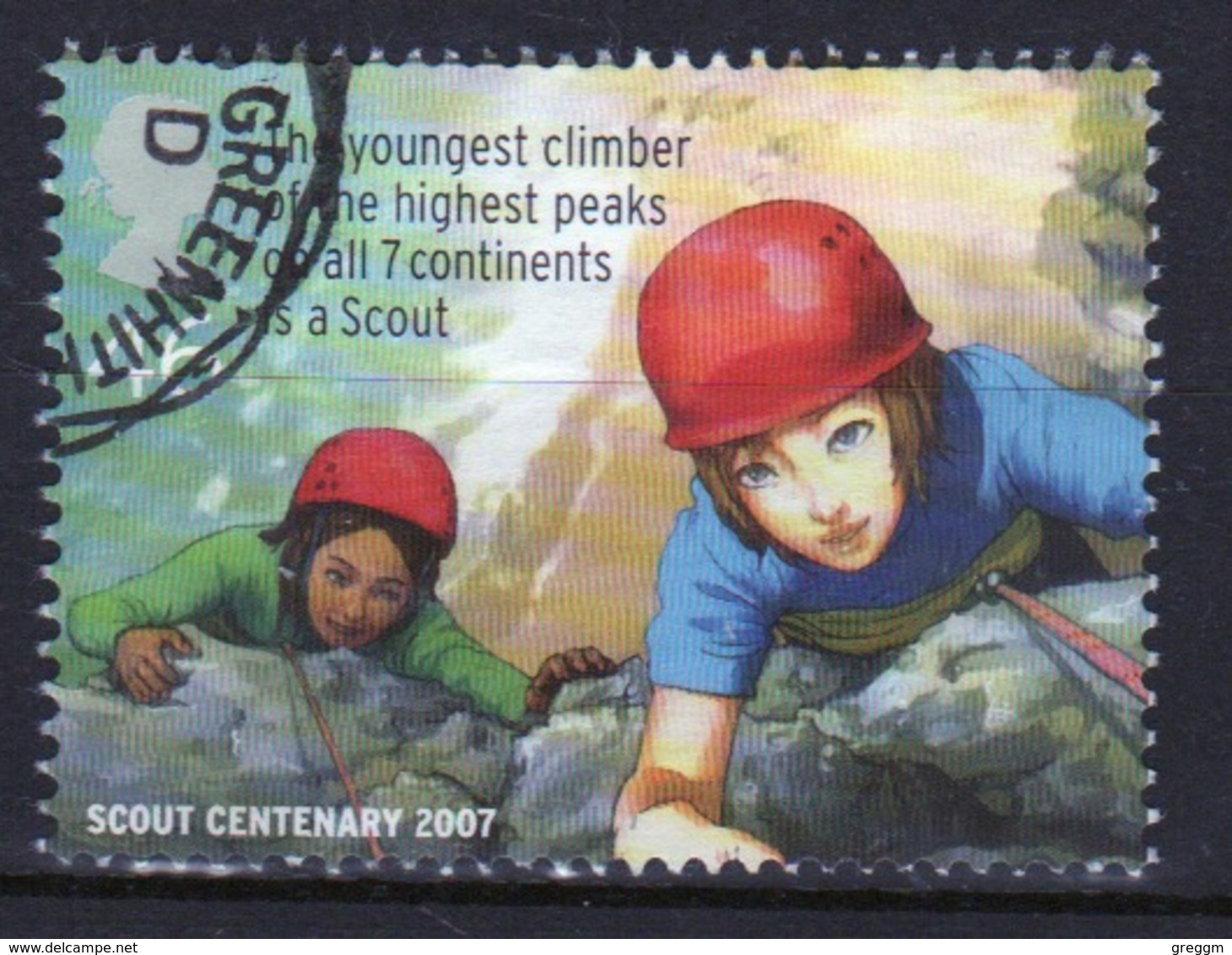 Great Britain 2007 Single 46p Commemorative Stamps From The Centenary Of Scouting Set. - Used Stamps