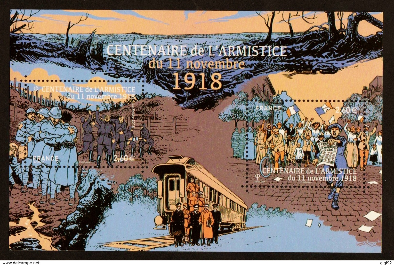 2018   Feuillet  " Centenaire De L'Armistice "   Neuf** - Mint/Hinged