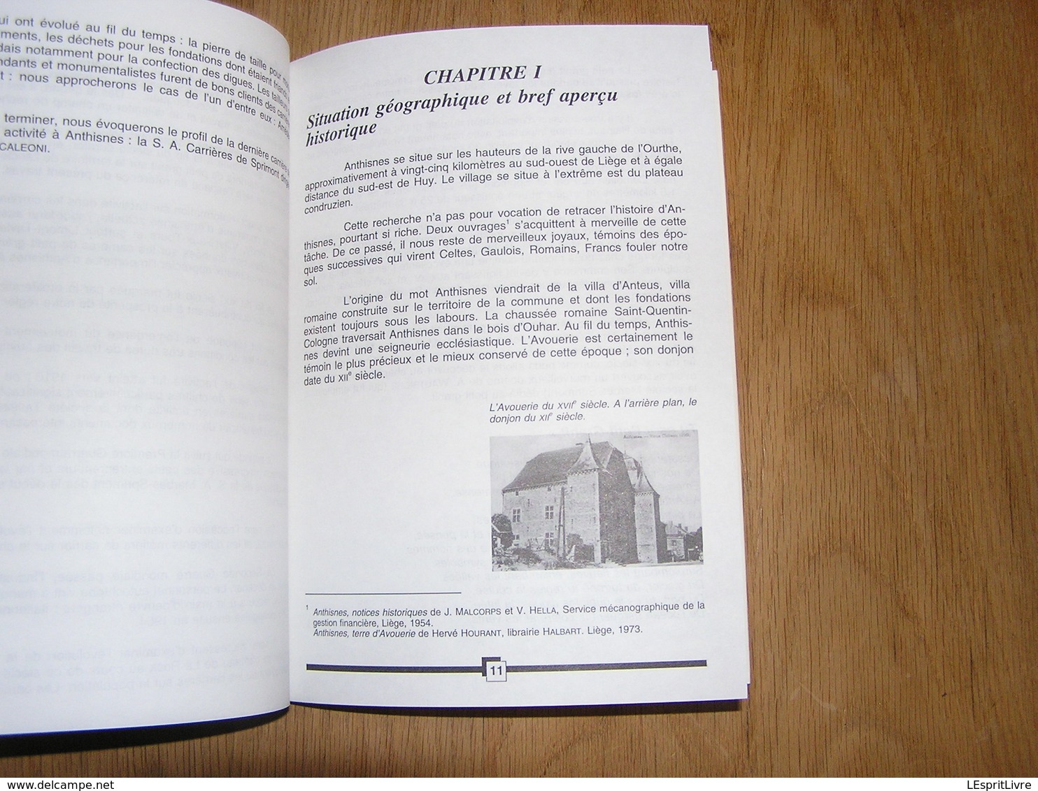 L' HISTOIRE DES CARRIERES D' ANTHISNES M Tarabella Régionalisme Condroz Carrière Pierre Bleue Granit Industrie Tailleur - Belgique