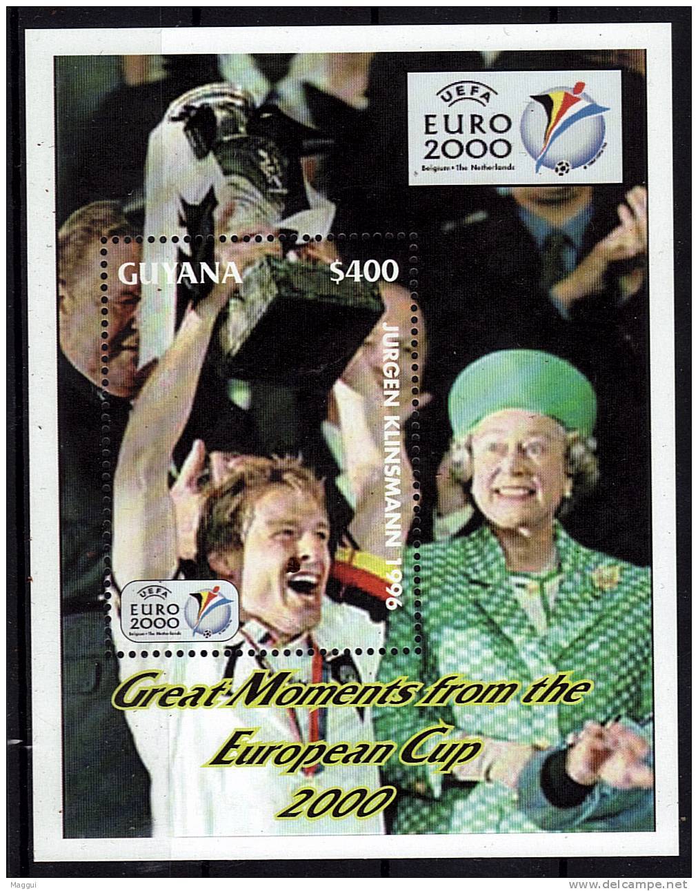 GUYANE   BF 371 * *  ( Cote 10e )  Euro 2000    Football  Soccer  Fussball - Championnat D'Europe (UEFA)