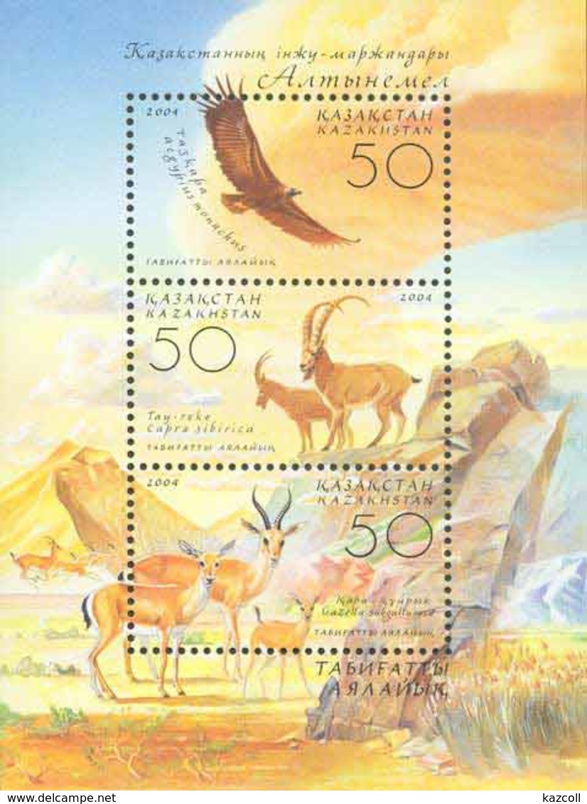 Kazakhstan 2004 . Reserve "Altyn Emel".  Fauna. Animals. Birds.  MNH - Kazakistan