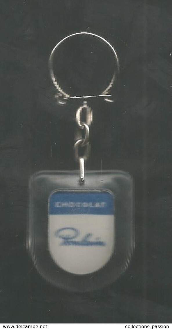 Porte Clefs, Clés , Chocolat POULAIN , Château De CHEVERNY , 2scans ,  Frais Fr 1.95 E - Porte-clefs