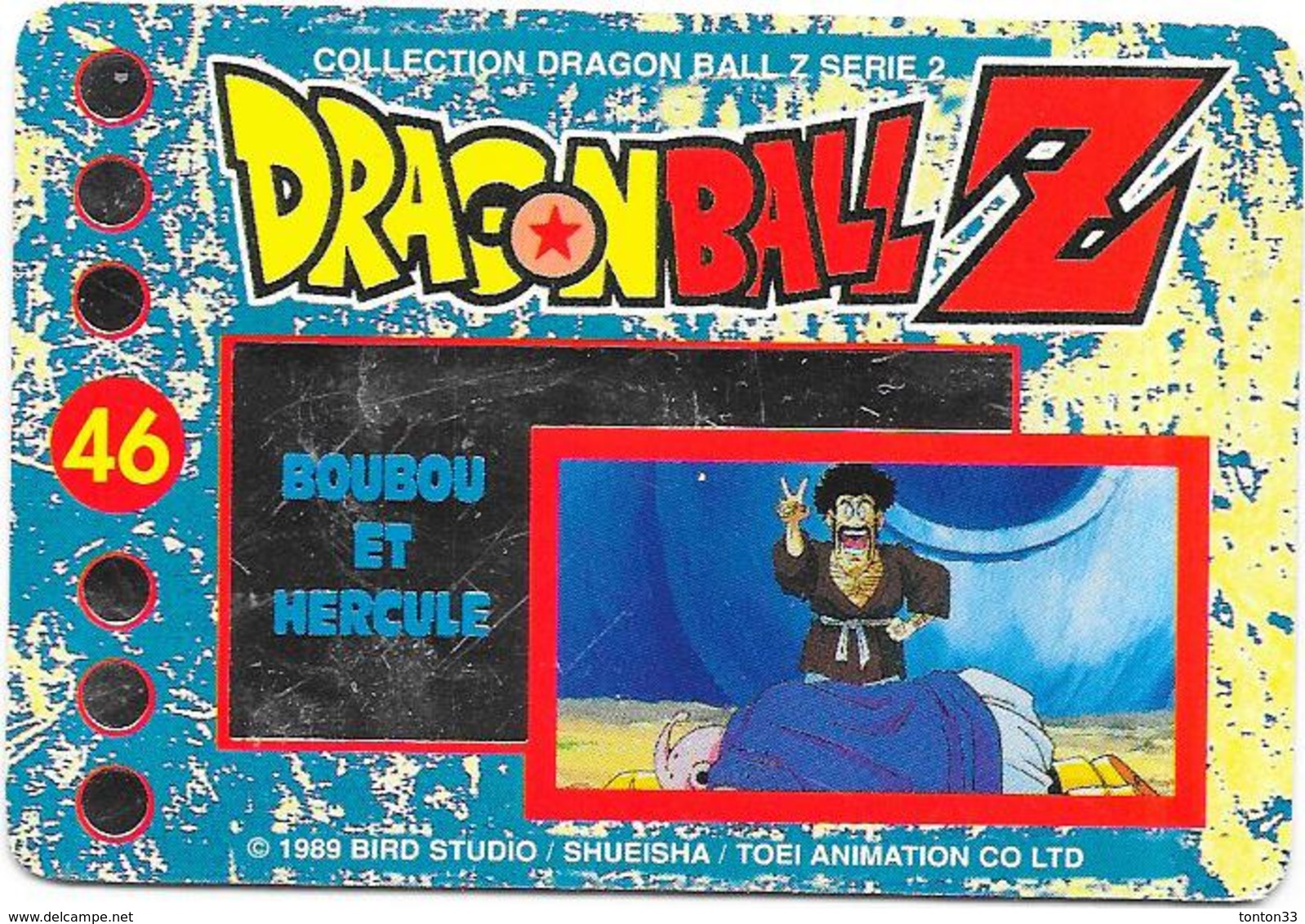 LOT de 86 Cartes DRAGONBALL Z - collection dragon ball serie 2 1989 -