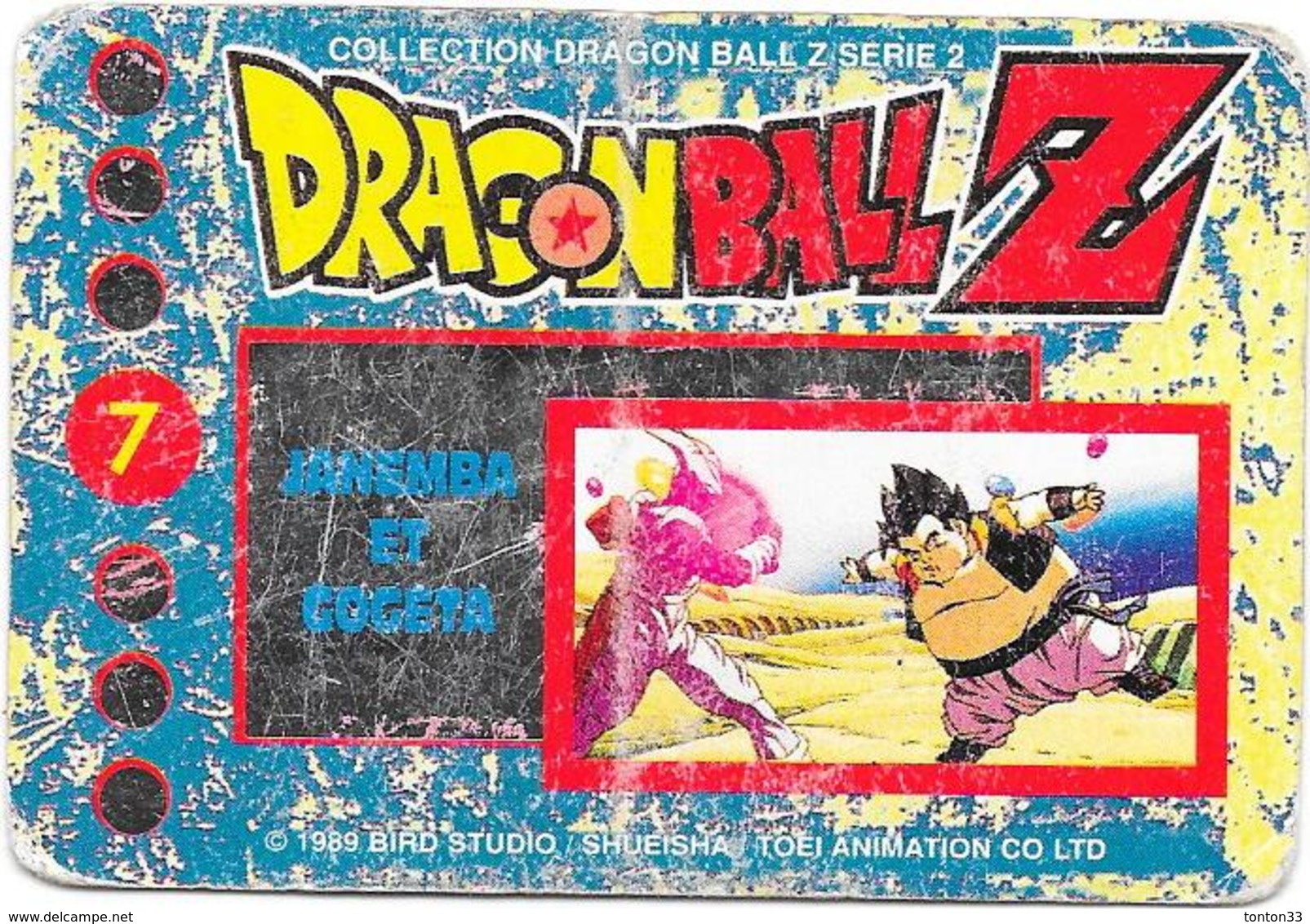 LOT de 86 Cartes DRAGONBALL Z - collection dragon ball serie 2 1989 -