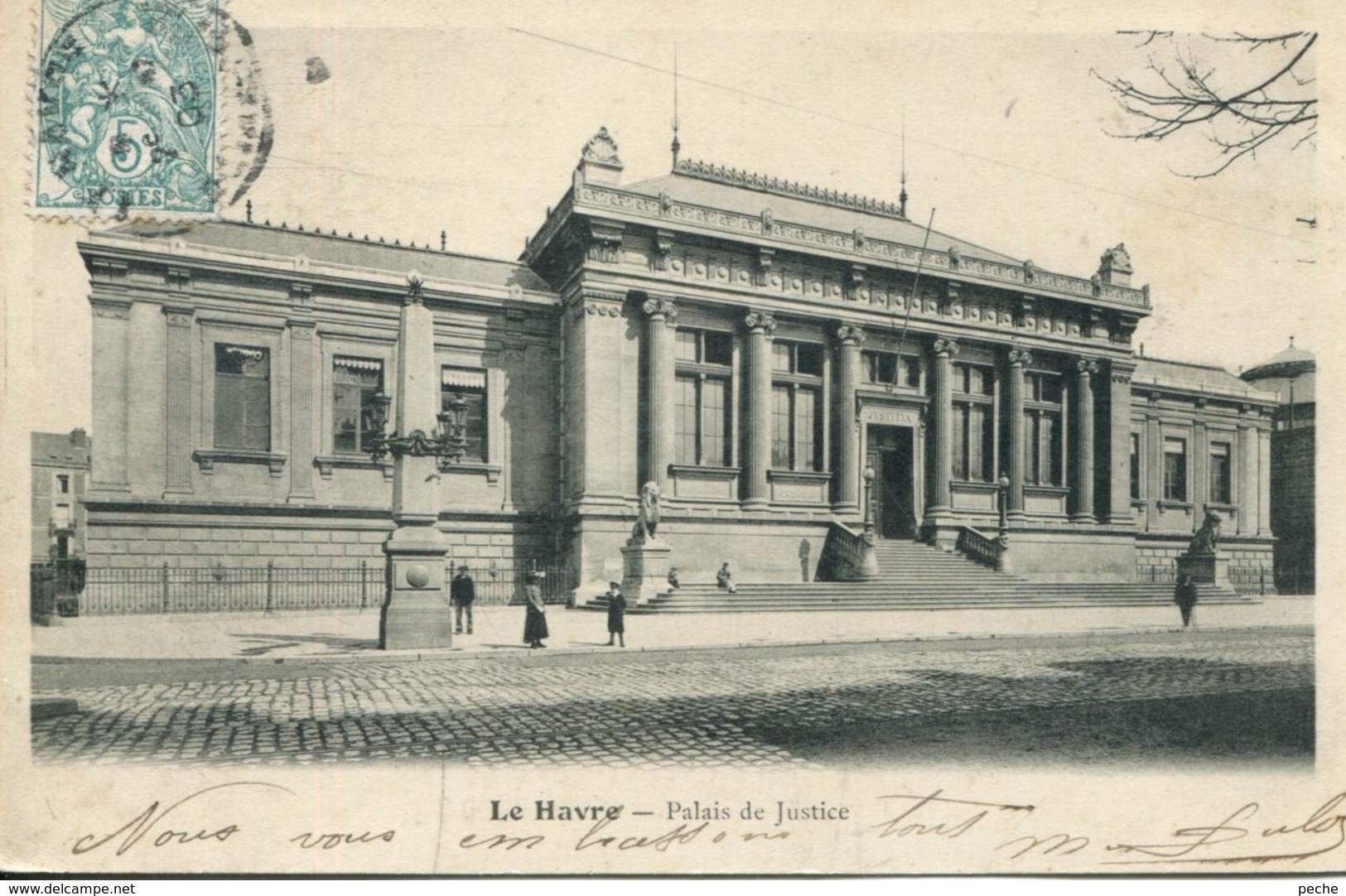 N°70117 -cpa Le Havre -palais De Justice- - Non Classés