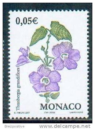 Monaco 2002 - Thunbergia Grandiflora - MNH - Autres & Non Classés