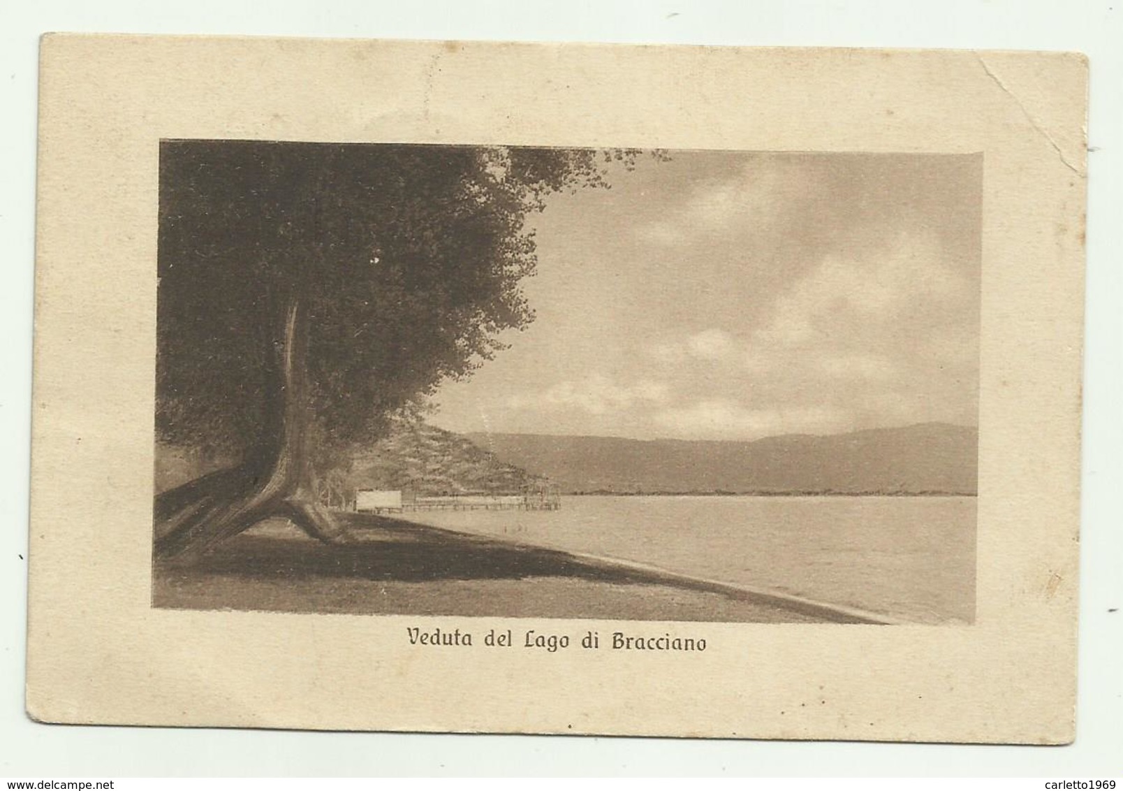 VEDUTA DEL LAGO DI BRACCIANO  VIAGGIATA FP - Autres & Non Classés