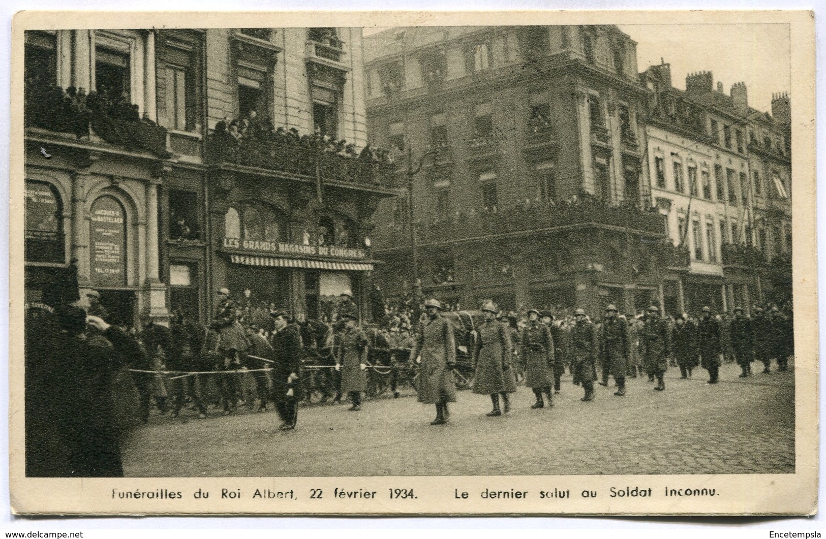 CPA - Carte Postale - Belgique - Funérailles Du Roi Albert, 22 Février 1934  ( DD7303) - Funeral