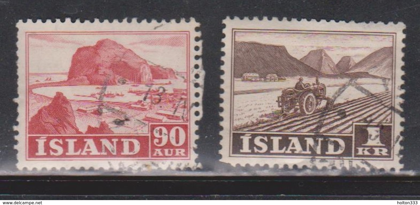 ICELAND Scott # 263-4 Used - Used Stamps