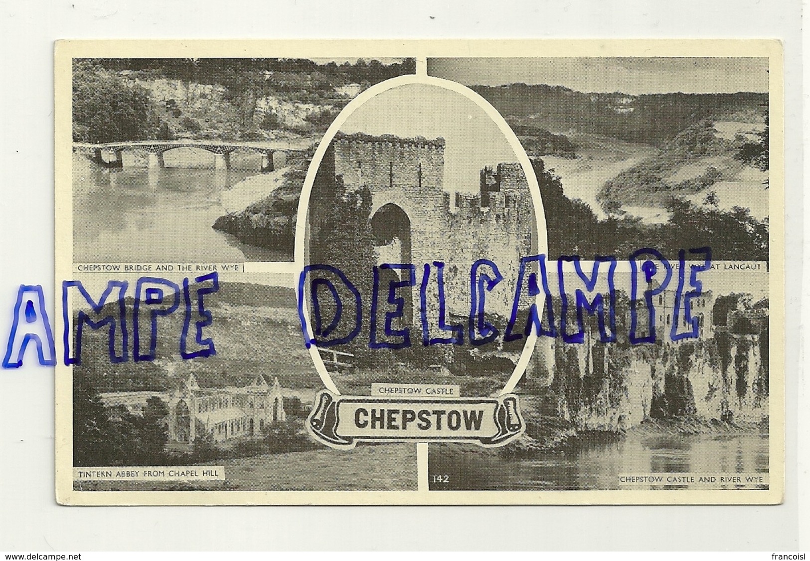 Royaume-Uni. Chepstow. Carte Mosaïque - Monmouthshire