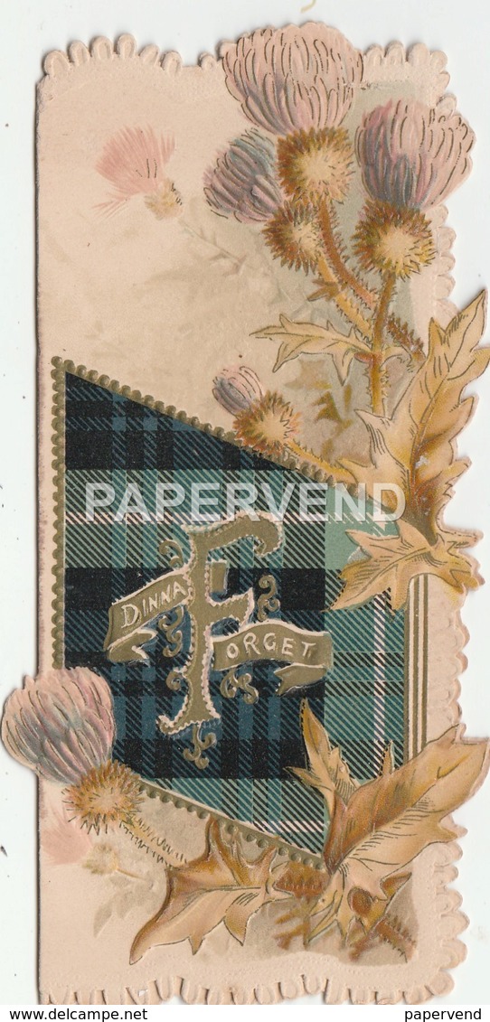 New Year Card   Dinna Forget  Thistles Folder   Egc275 - Ohne Zuordnung