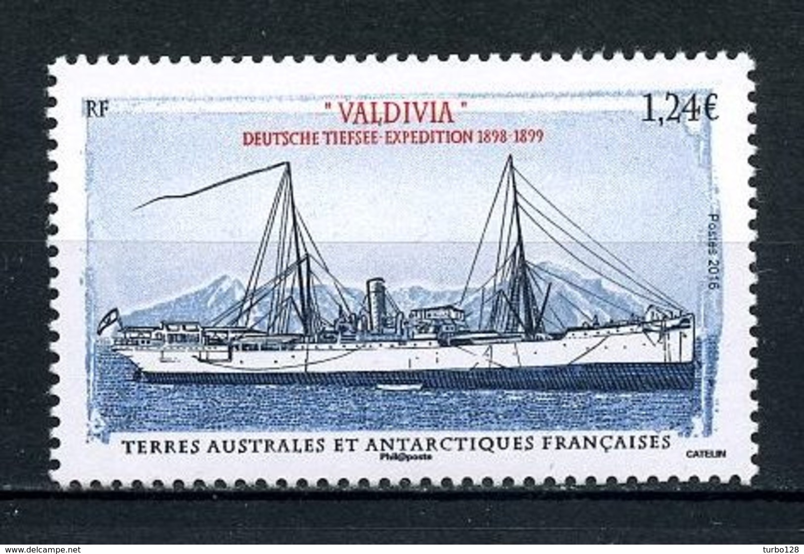 TAAF 2016  N° 765 ** Neuf MNH Superbe Bateaux Navire Le Valdivia Expédition - Neufs