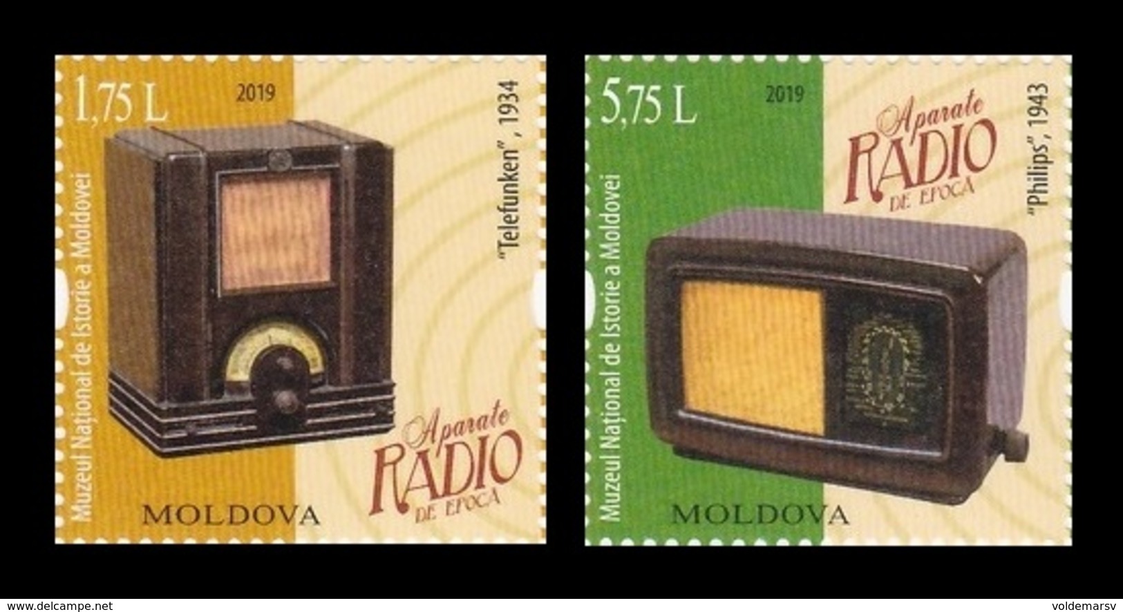 Moldova 2019 Mih. 1085/86 Vintage Radios MNH ** - Moldova