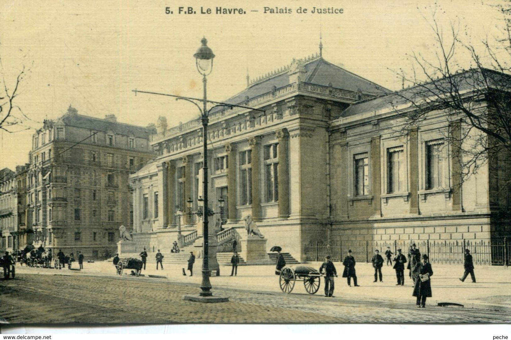 N°70129 -cpa Le Havre -le Palais De Justice- - Non Classés