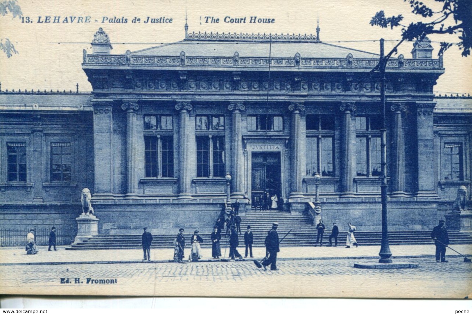 N°70131 -cpa Le Havre -le Palais De Justice- - Non Classés