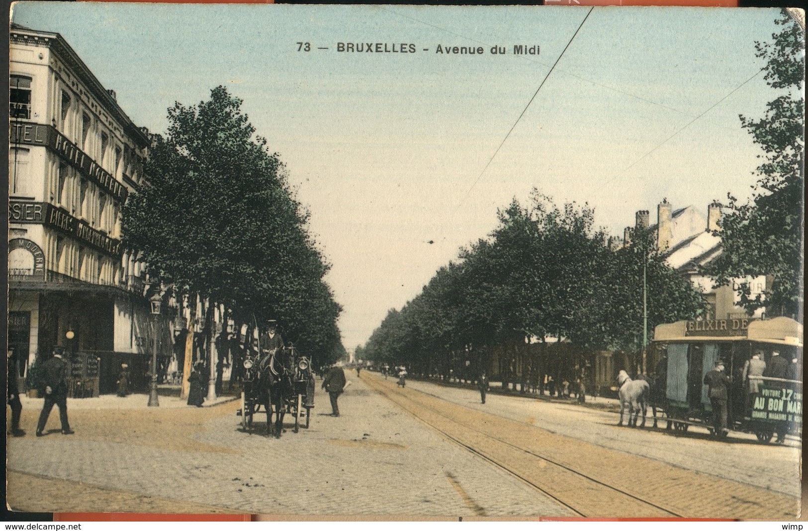 Bruxelles : Rue De La Régence Et Palais De Justice  Et Avenue Du Midi // Les 2 Cartes - Lanen, Boulevards