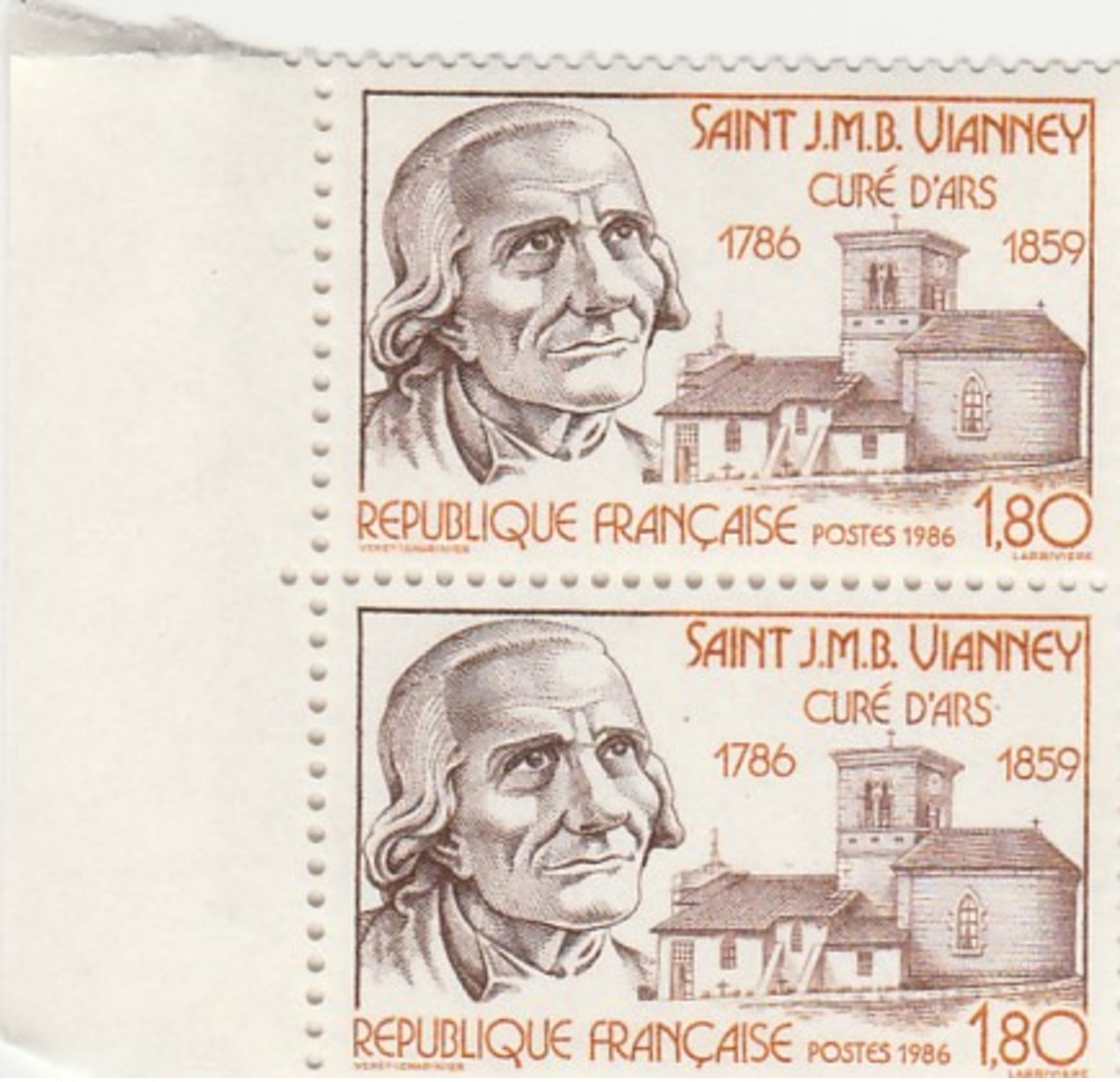 FRANCE 1986 N°2418*° VIANNET LA PAIRE BDF - Unused Stamps