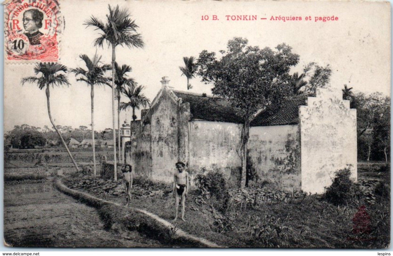 ASIE - VIÊT NAM -- Tonkin - Aréquiers Et Pagode - Viêt-Nam