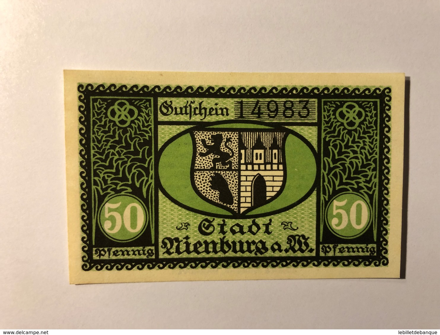 Allemagne Notgeld Nienburg 50 Pfennig - Collections