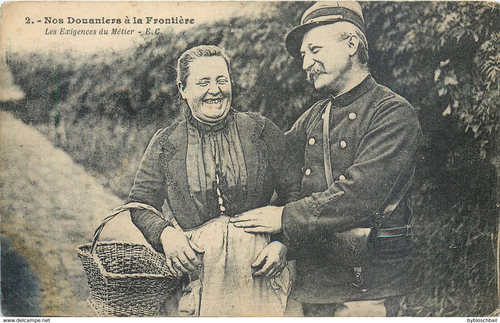 CPA 73 Savoie Nos Douaniers à La Frontière - Les Exigences Du Métier Humour Uniforme - Modane