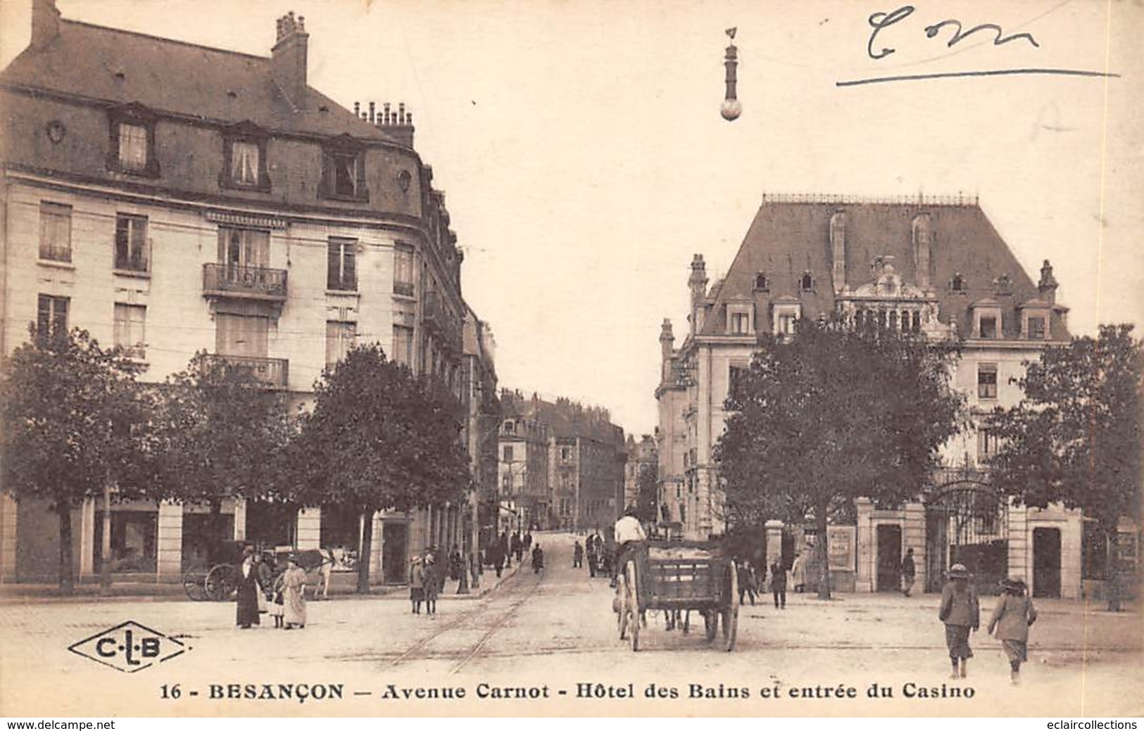 Besançon         25          Avenue Carnot. Hôtel Des Bains Et Entrée Du Casino        (Voir Scan) - Besancon