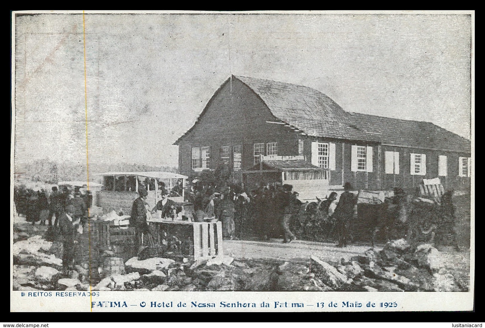 FATIMA - HOTEIS E RESTAURANTES -  O Hotel De Nossa Senhora De Fátima - 13 De Maio 1926. Carte Postale - Santarem