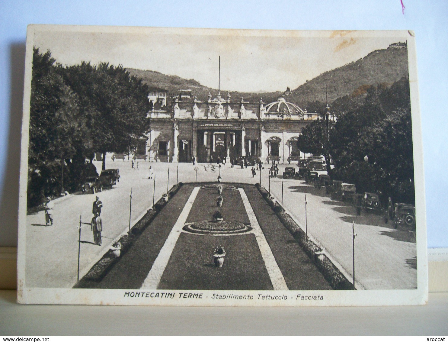 1942 - Pistoia - Montecatini Terme - Stabilimento Tettuccio La Facciata - Animata Con Auto D'epoca - Pistoia