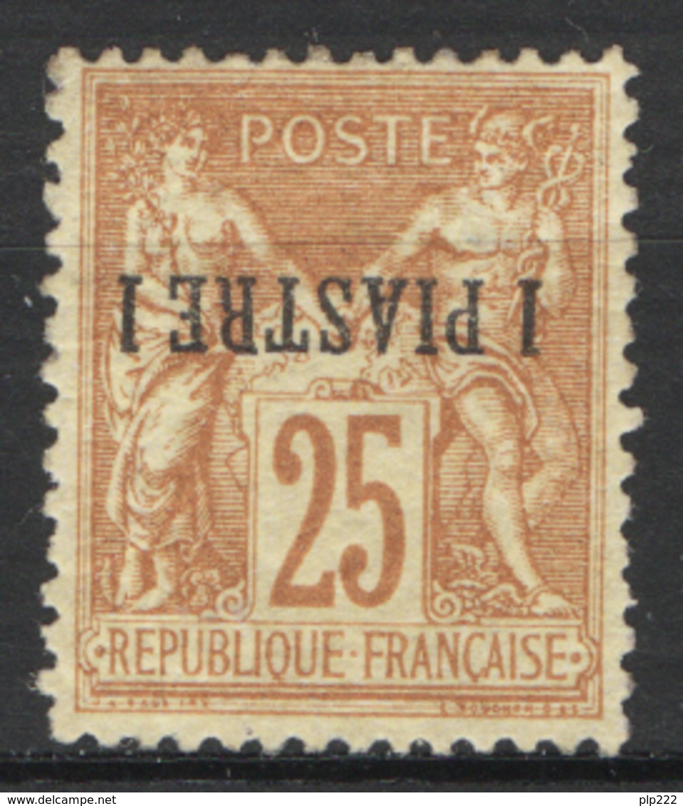 Levante 1885 Y.T. 1a Ovp Reverse  */MH VF/F - Used Stamps