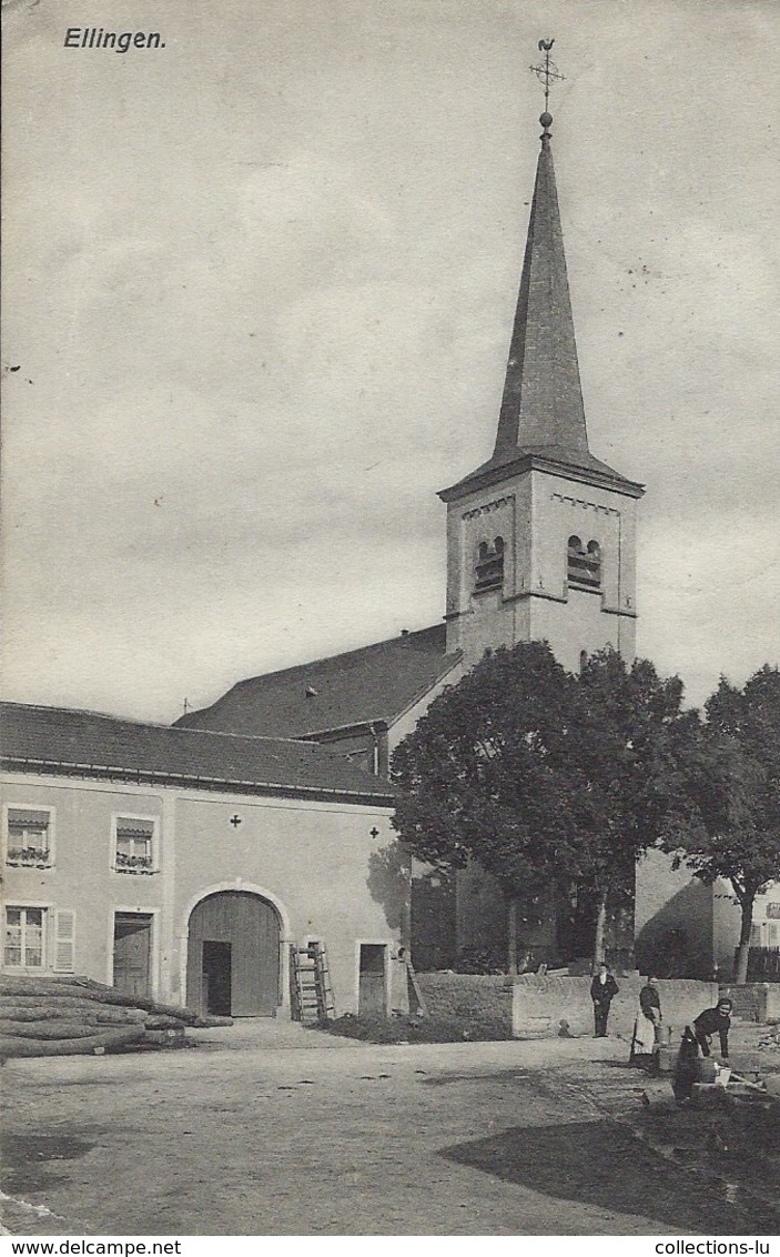 Ellingen  N. Schumacher,Photographe,Bad-Mondorf 1908   2 Scans - Autres & Non Classés