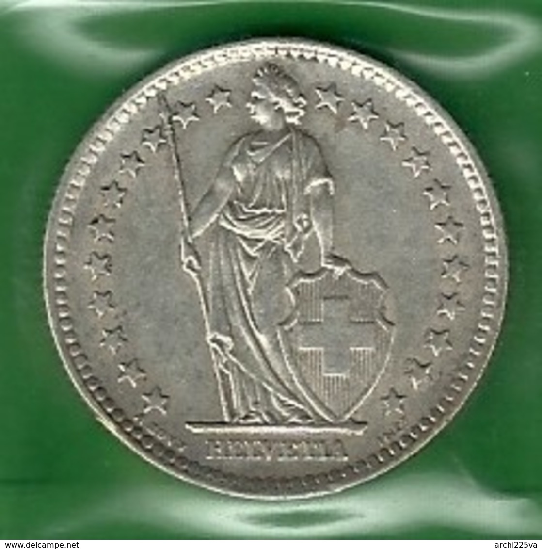 SVIZZERA 1964 - Helvetia - 2 Fr / CHF - SPL / FDC - Argento / Argent / Silver - Confezione In Bustina - Altri & Non Classificati