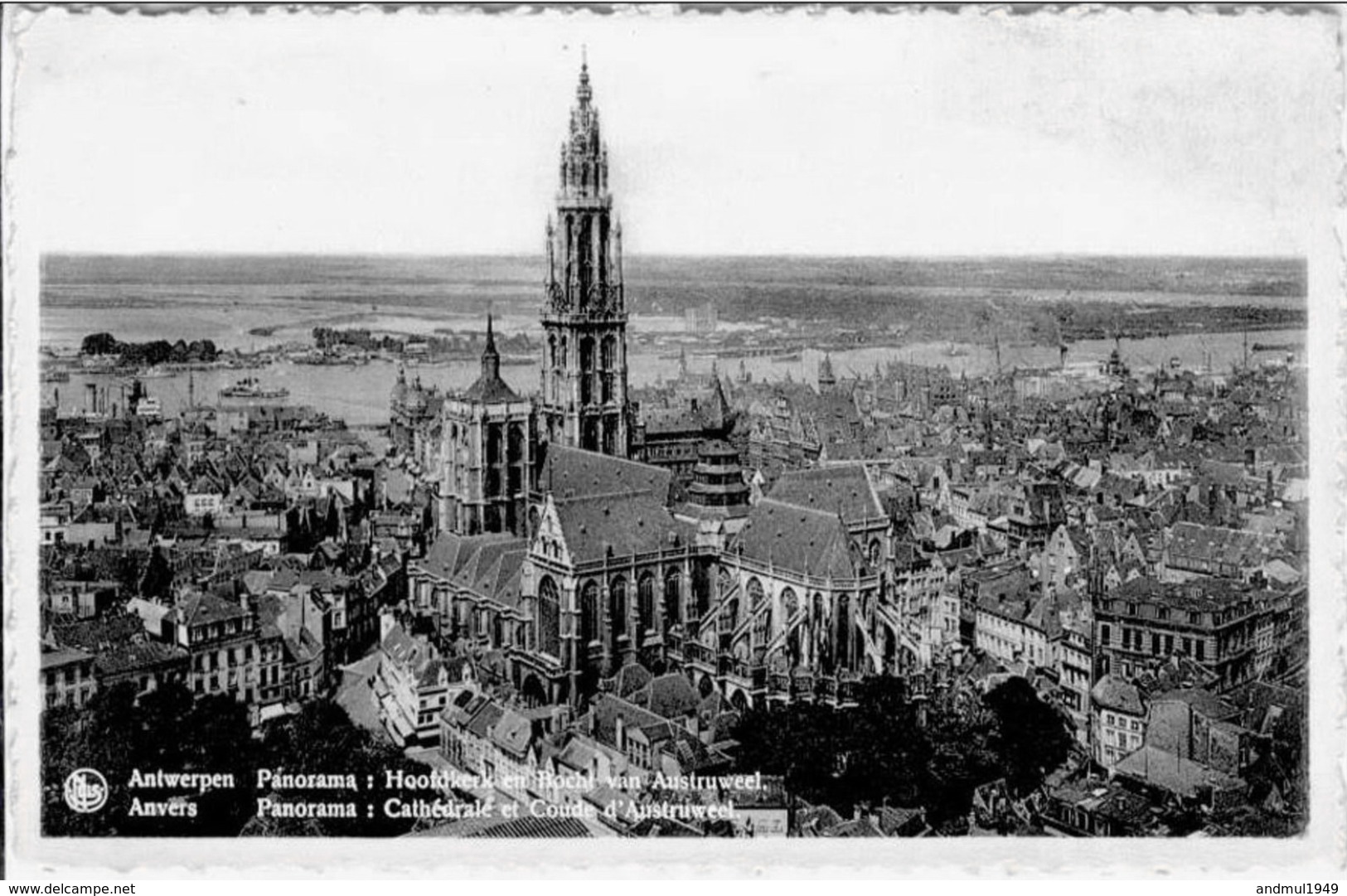 ANVERS-ANTWERPEN - Panorama : Cathédrale Et Coude D'Austruweel - Ern. Thill N° 31 - Antwerpen