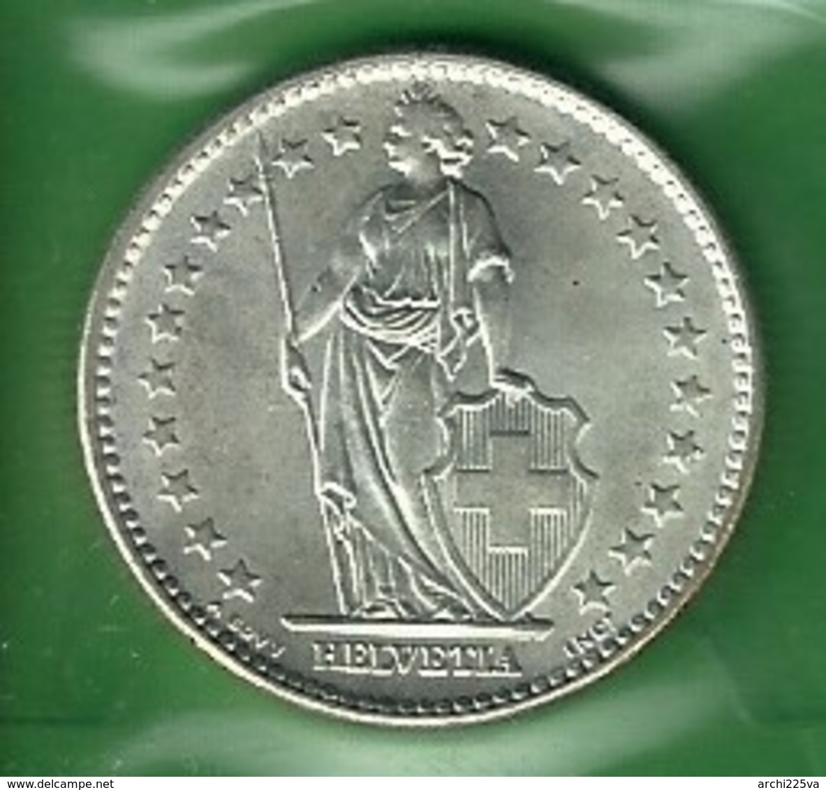 SVIZZERA 1965 - Helvetia - 2 Fr / CHF - SPL / FDC - Argento / Argent / Silver - Confezione In Bustina - Altri & Non Classificati