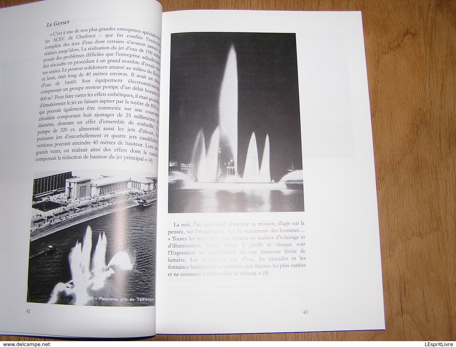 EXPOSITION DE L' EAU Liège 1939 Luik Régionalisme Travaux Expo Palais Nations Téléphérique Congrès Canal Albert France