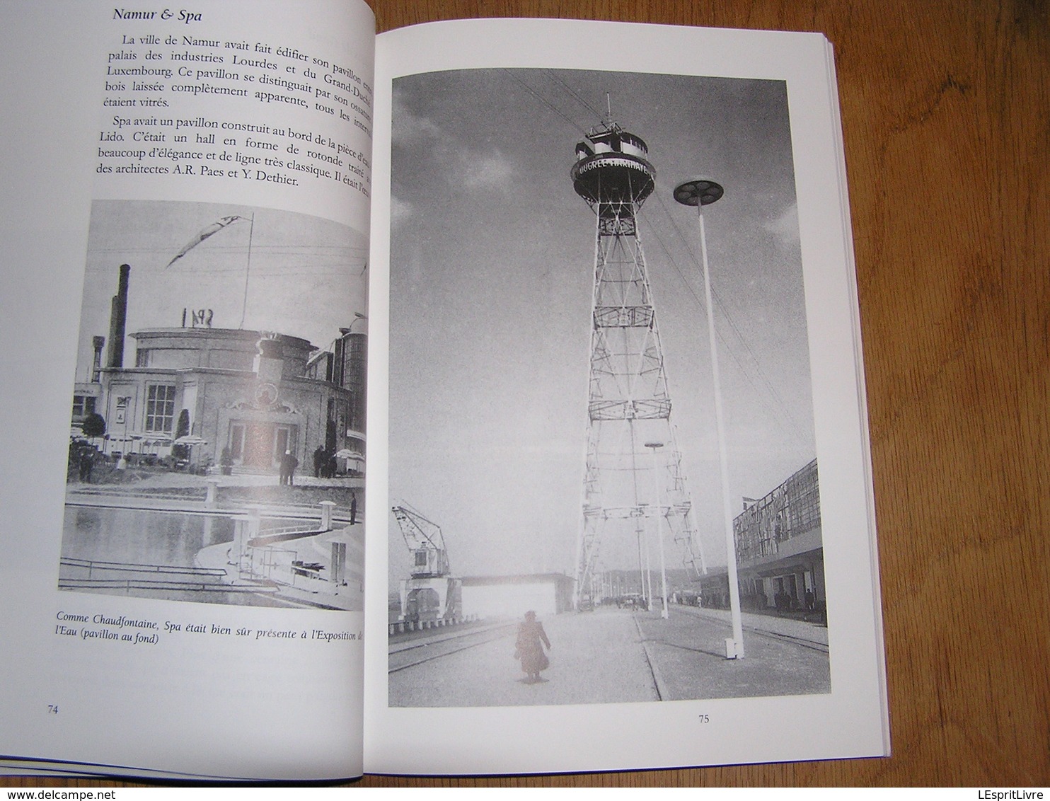 EXPOSITION DE L' EAU Liège 1939 Luik Régionalisme Travaux Expo Palais Nations Téléphérique Congrès Canal Albert France