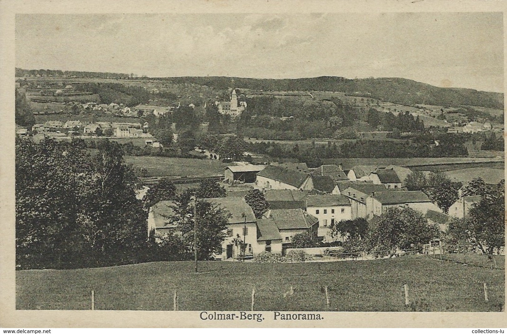 Colmar-Berg   Panorama    Ansichtskarten-Verlag  Hansen Mersch   2 Scans - Autres & Non Classés