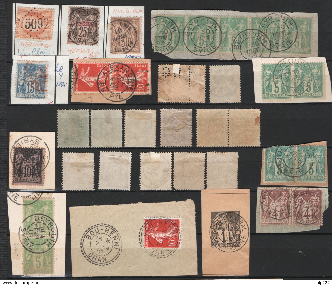 Colonie Accumuation 25 Pieces With Various Cancels - Interesting VF/F - Altri & Non Classificati