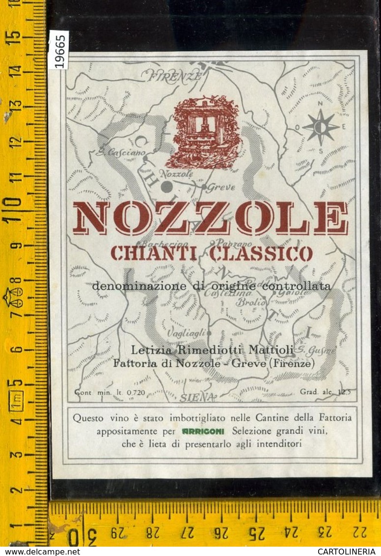 Etichetta Vino Liquore Chianti C. Nozzole-Greve FI - Altri & Non Classificati