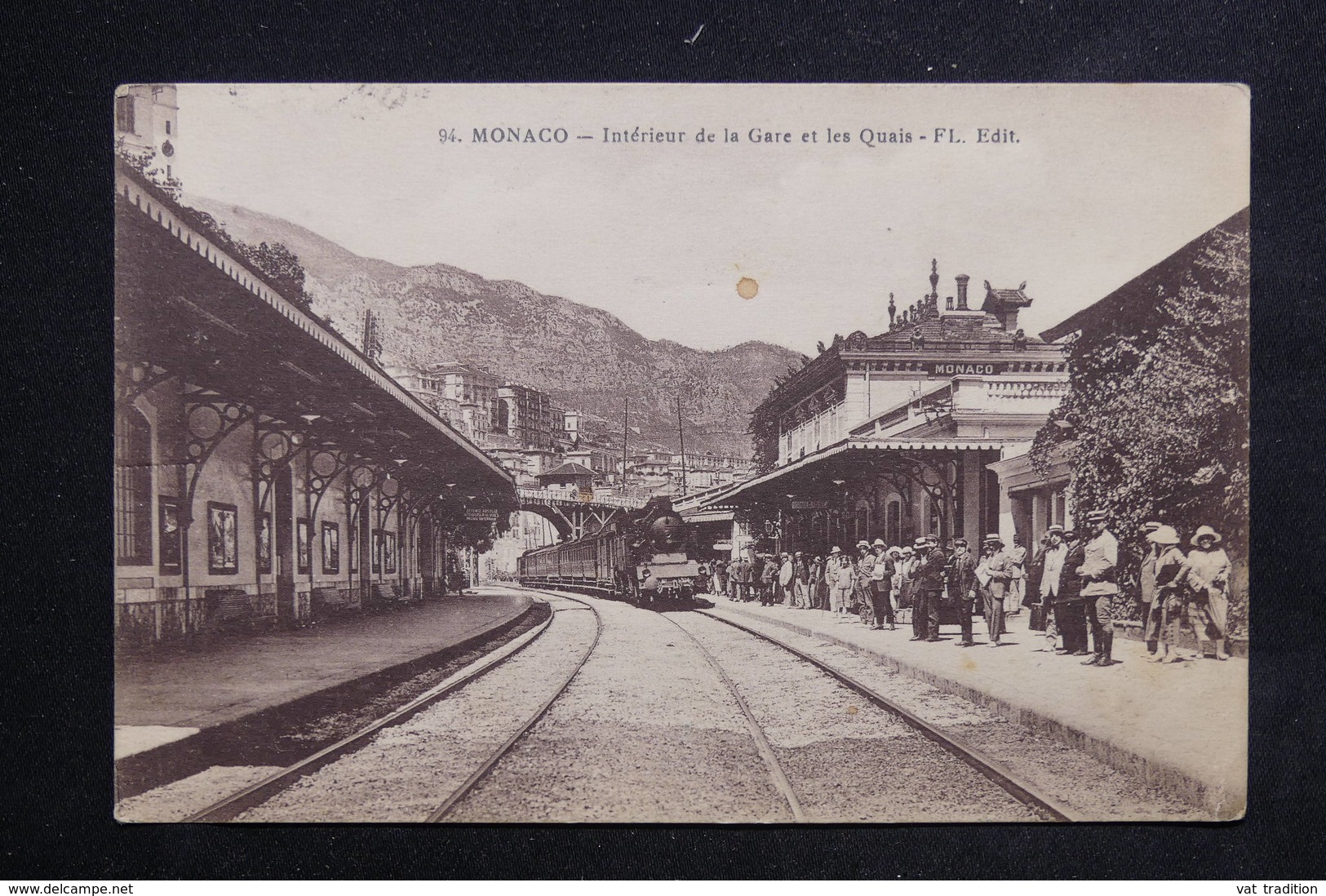 MONACO - Carte Postale - Intérieur De La Gare  Et Les Quais ( 1925 ) - L 23098 - Autres & Non Classés