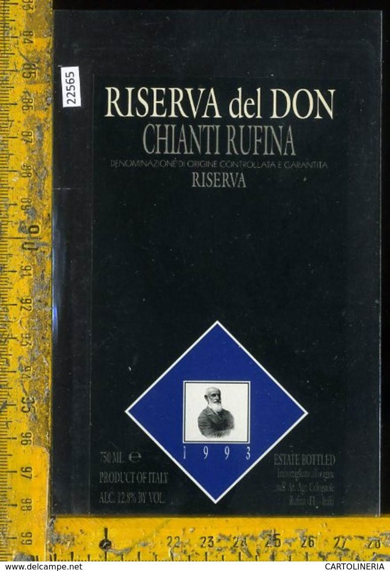 Etichetta Vino Liquore Riserva Del Don 1993 Chianti Rufina FI - Altri & Non Classificati