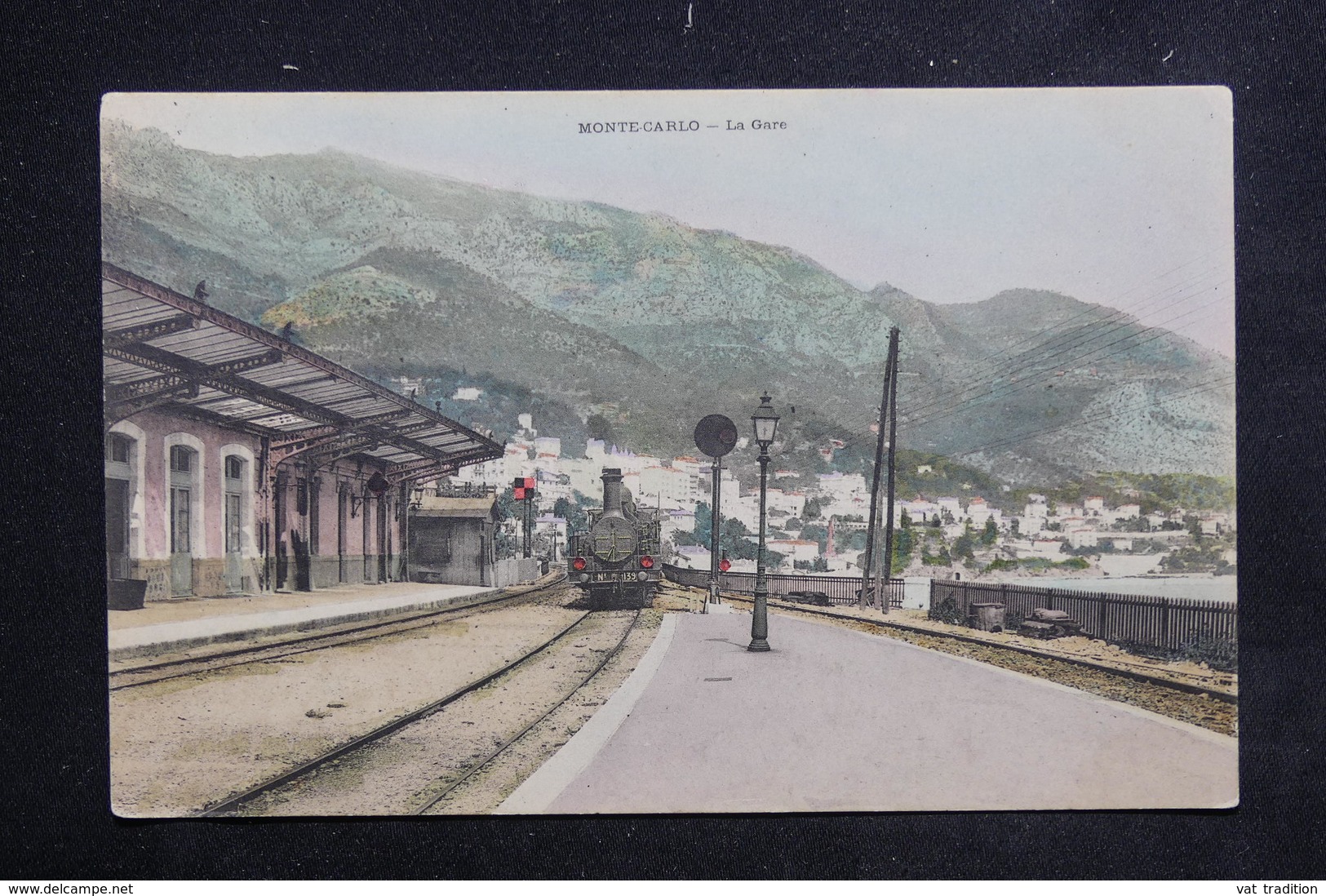 MONACO - Carte Postale - Monté Carlo -  La Gare  ( Train Plan Moyen ) - L 23101 - Autres & Non Classés