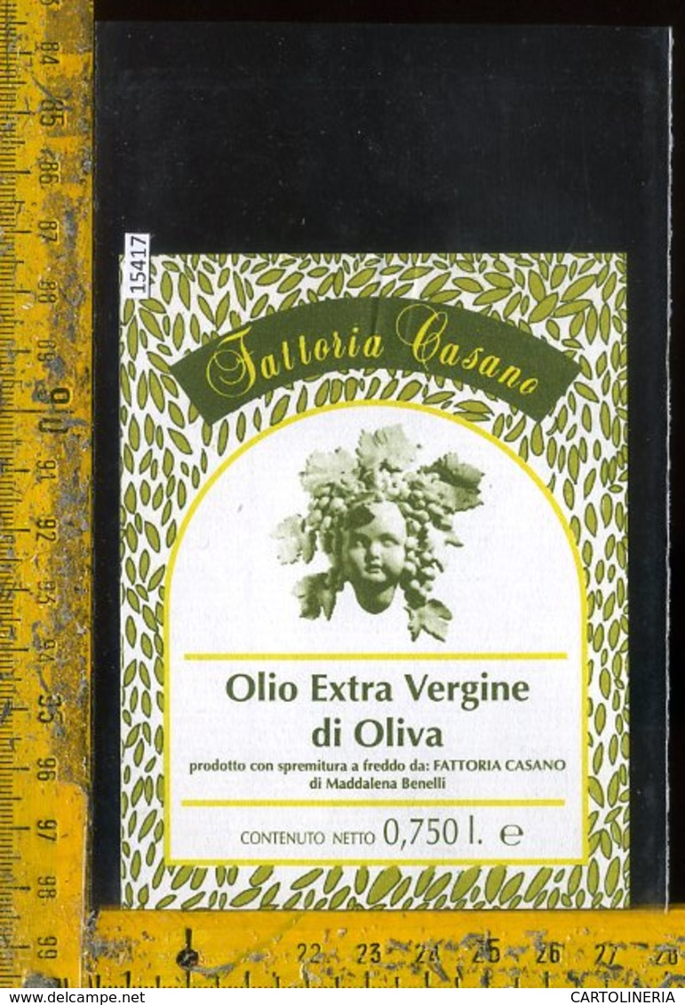 Etichetta Olio Extra Vergine Di Oliva- Fattoria Casano - Altri & Non Classificati