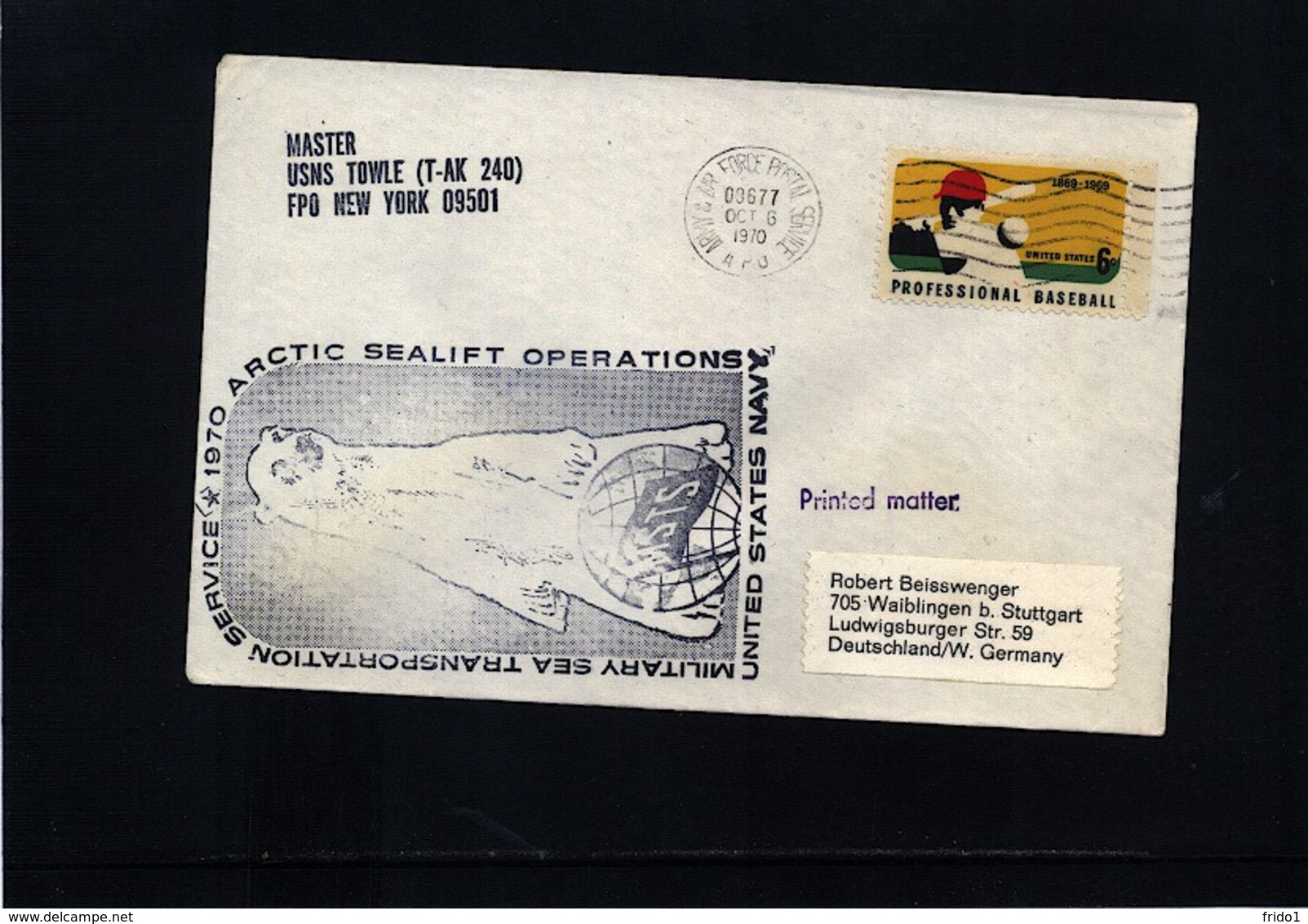 USA 1970 Arctic Sealift Operations USNS Towle - Polareshiffe & Eisbrecher