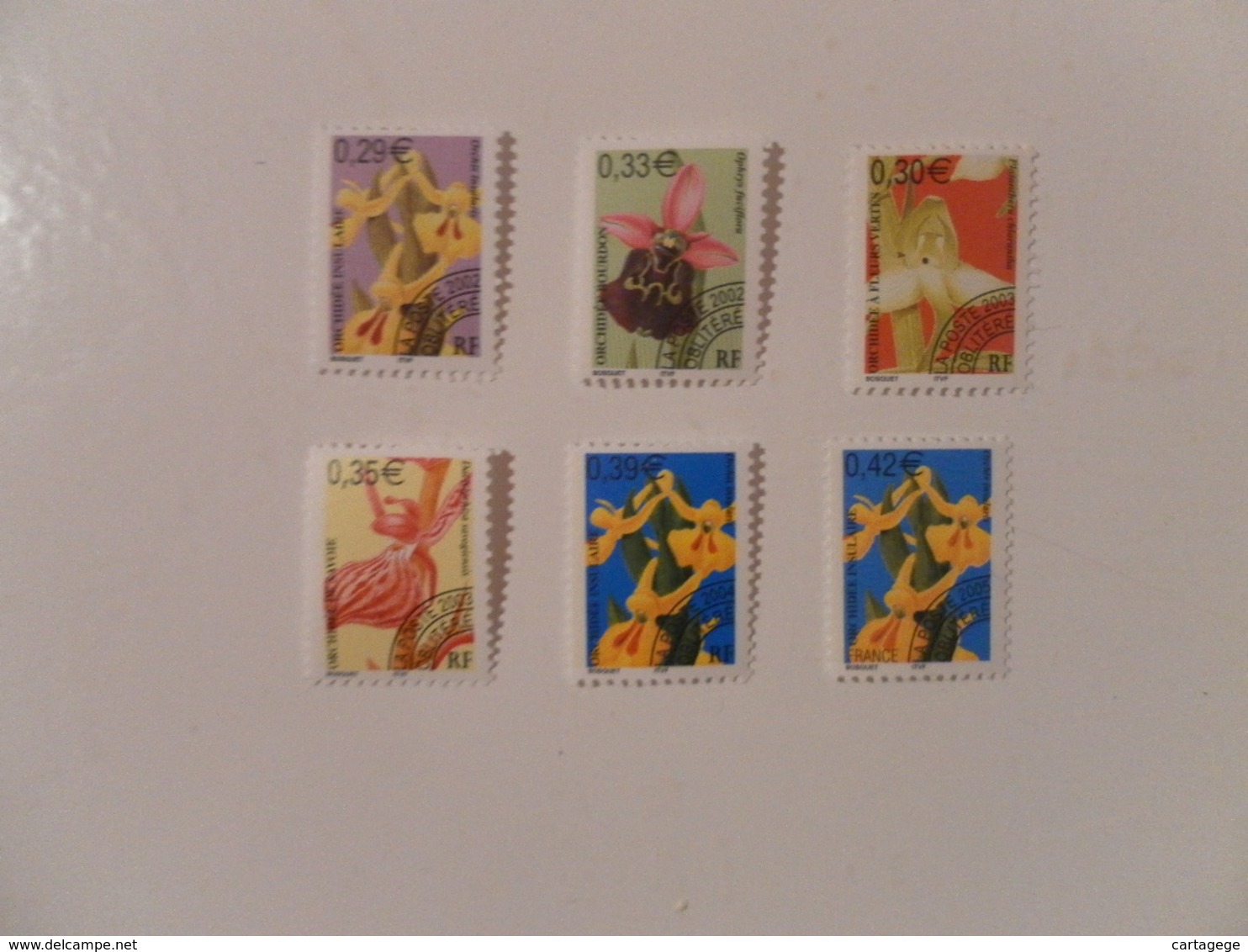 FRANCE  YT PR244/249 FLEURS** - 1989-2008