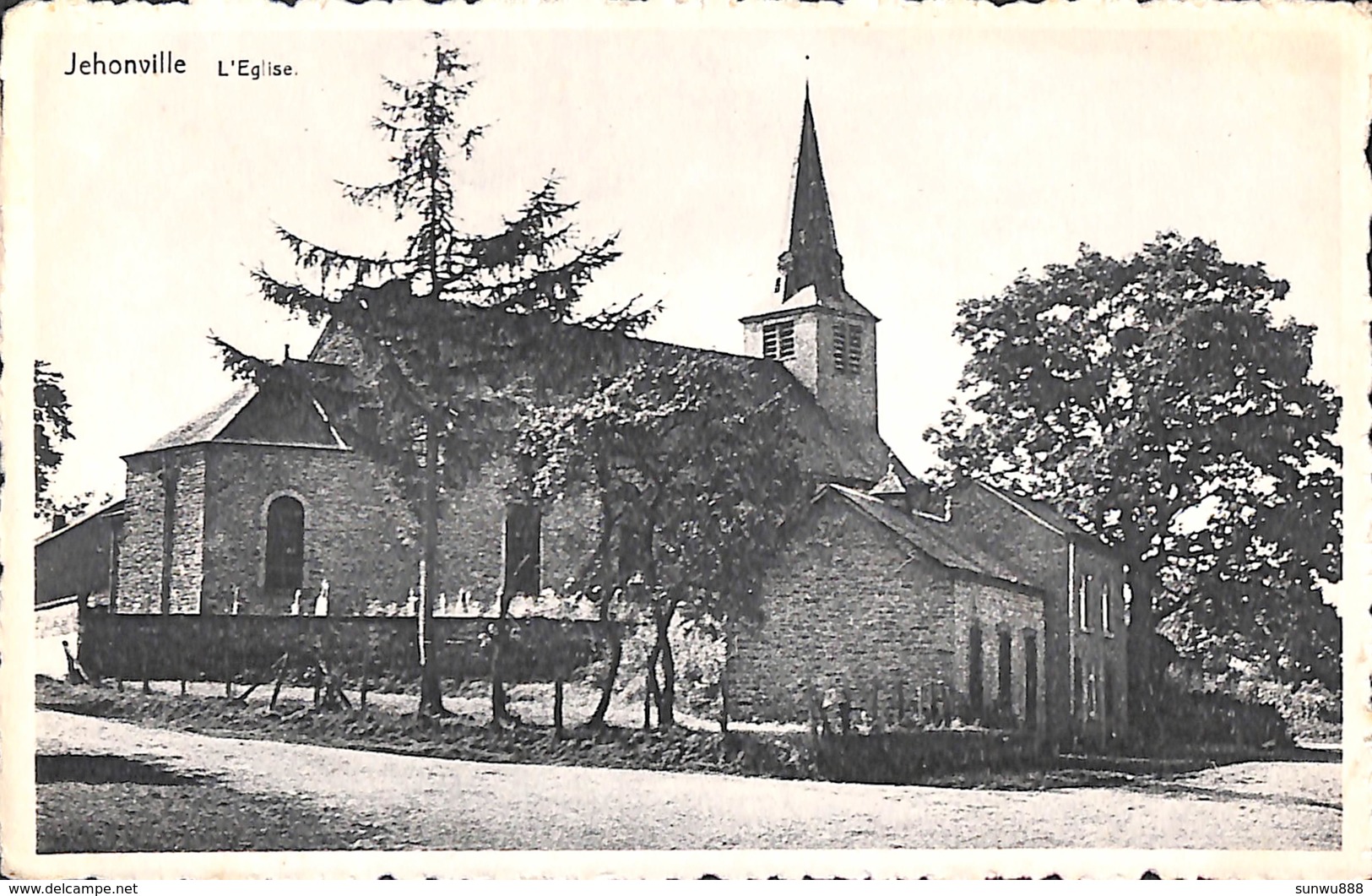 Jehonville - L'Eglise (phototypie Bel-Art) - Bertrix