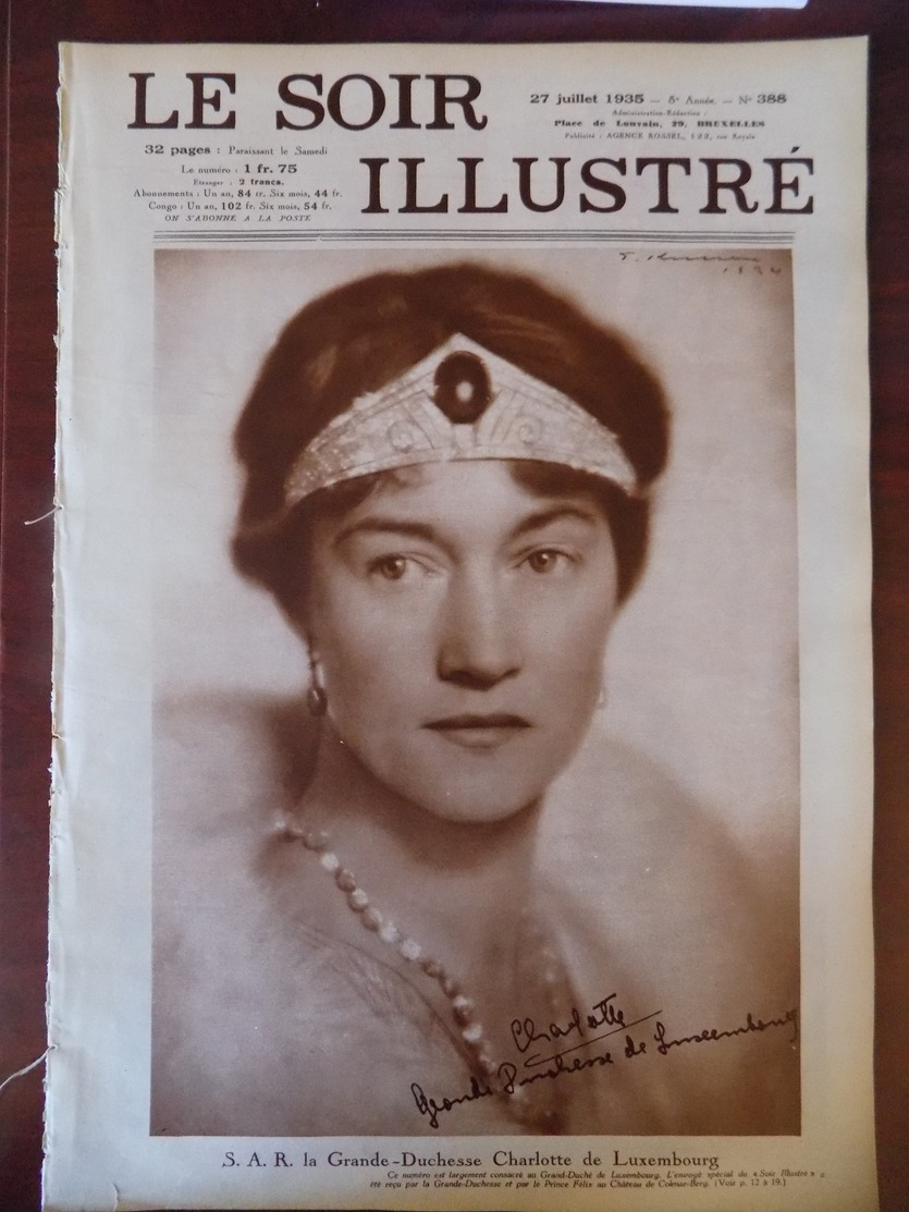 Le Soir Illustré N° 388 Marché Aux Fruits De Saint-Trond - Grand-Duché De Luxembourg  - Le Château De Colmar-Berg... - 1900 - 1949