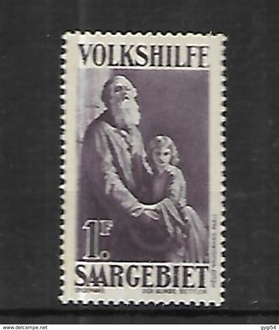 Sarre  1929 Au Profit Des Oeuvres  Populaires Cat Yt N° 125 N** MNH - Neufs