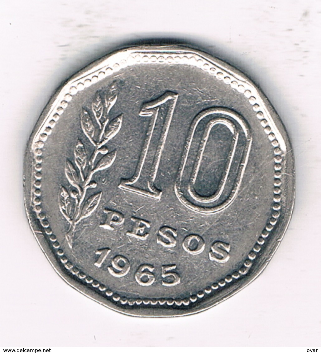 10 PESOS 1965 ARGENTINIE /1344/ - Argentine