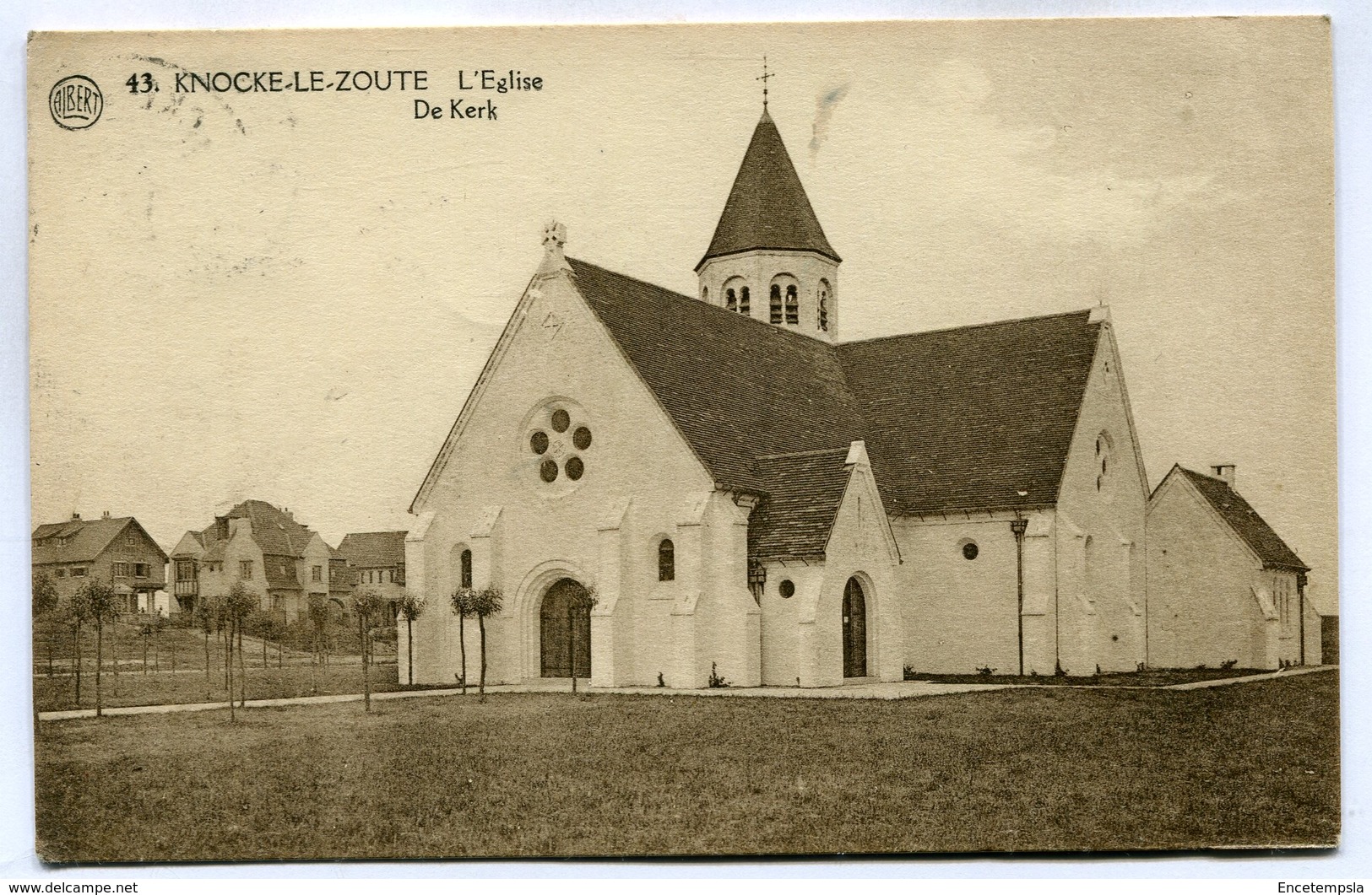 CPA - Carte Postale - Belgique - Knokke - L'Eglise - 1926 ( DD7320) - Knokke